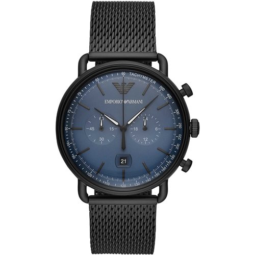 Orologio armani uomo blu hotsell